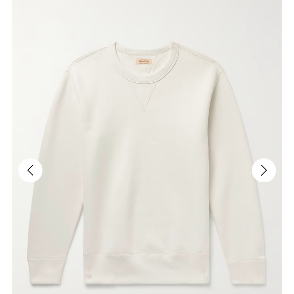 The Real McCoy’s Japanese loopwheel sweatshirt